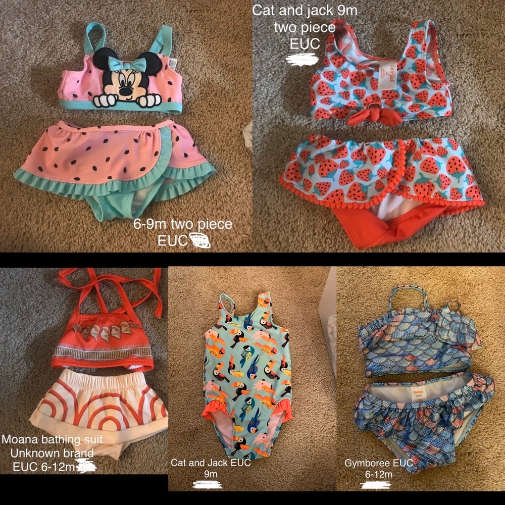 Girls swim suit LOT